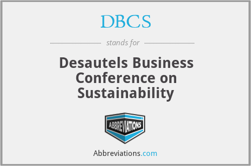 DBCS - Desautels Business Conference on Sustainability