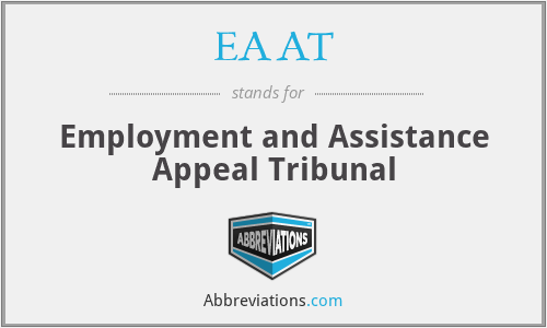 EAAT - Employment and Assistance Appeal Tribunal