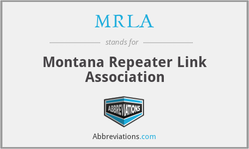 MRLA - Montana Repeater Link Association
