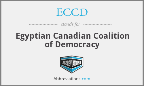 ECCD - Egyptian Canadian Coalition of Democracy