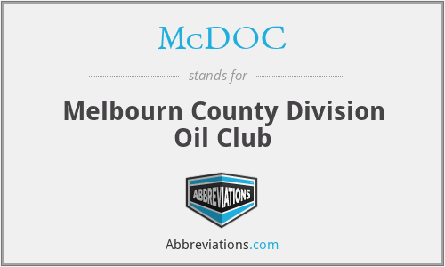 McDOC - Melbourn County Division Oil Club