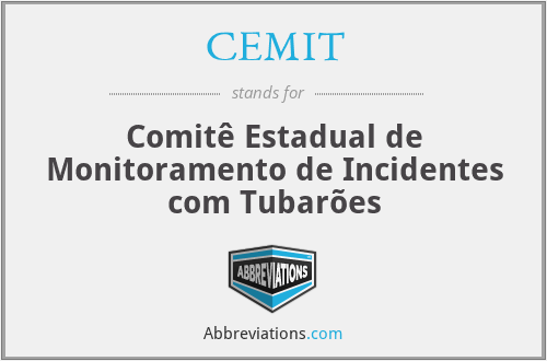 CEMIT - Comitê Estadual de Monitoramento de Incidentes com Tubarões