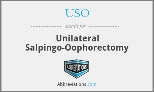 USO - Unilateral Salpingo-Oophorectomy