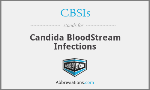 CBSIs - Candida BloodStream Infections