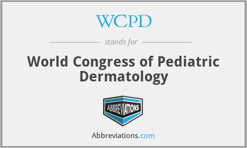WCPD - World Congress of Pediatric Dermatology