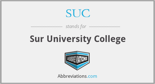 SUC - Sur University College