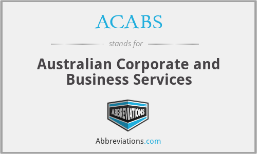 ACABS - Australian Corporate and Business Services