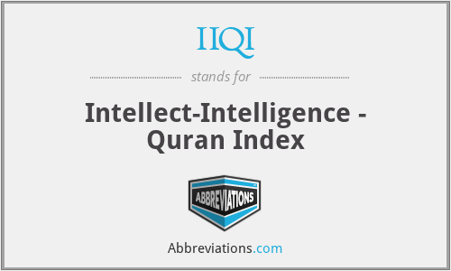 IIQI - Intellect-Intelligence - Quran Index