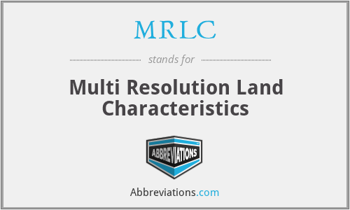 MRLC - Multi Resolution Land Characteristics