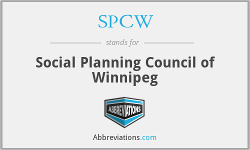SPCW - Social Planning Council of Winnipeg