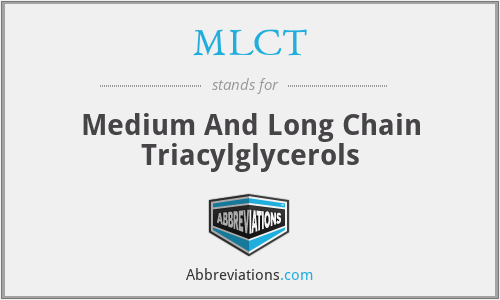 MLCT - Medium And Long Chain Triacylglycerols