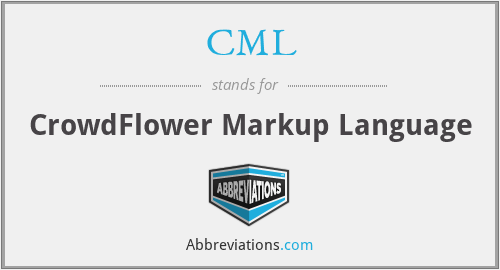 CML - CrowdFlower Markup Language