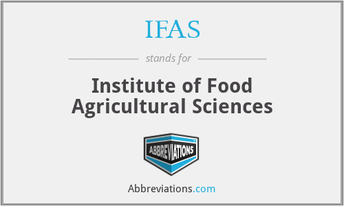 IFAS - Institute of Food Agricultural Sciences