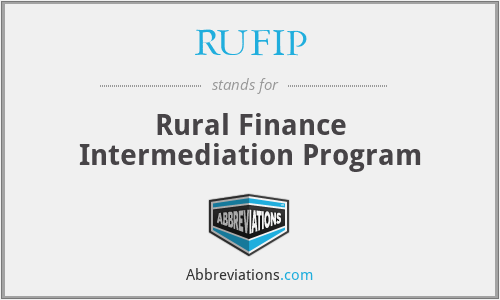 RUFIP - Rural Finance Intermediation Program