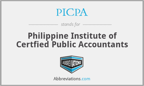 PICPA - Philippine Institute of Certfied Public Accountants