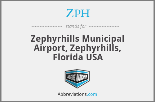 ZPH - Zephyrhills Municipal Airport, Zephyrhills, Florida USA