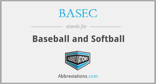 BASEC - Baseball and Softball