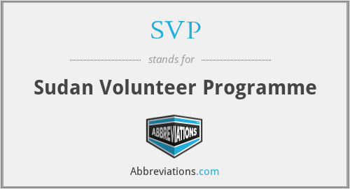 SVP - Sudan Volunteer Programme