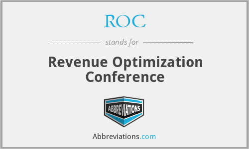 ROC - Revenue Optimization Conference