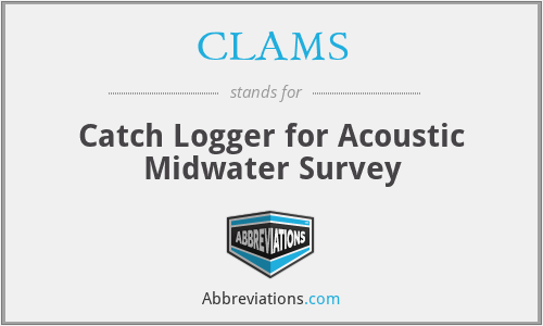 CLAMS - Catch Logger for Acoustic Midwater Survey