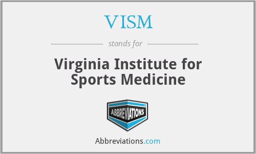 VISM - Virginia Institute for Sports Medicine