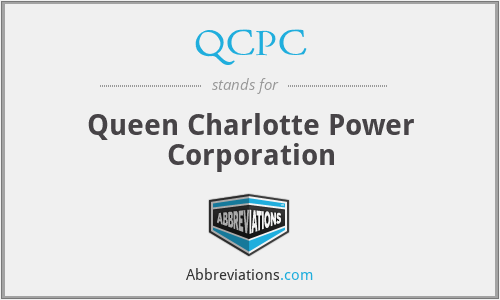 QCPC - Queen Charlotte Power Corporation
