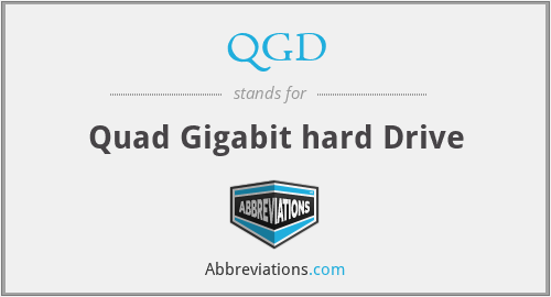 QGD - Quad Gigabit hard Drive