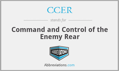 CCER - Command and Control of the Enemy Rear