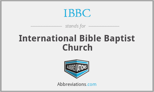 IBBC - International Bible Baptist Church