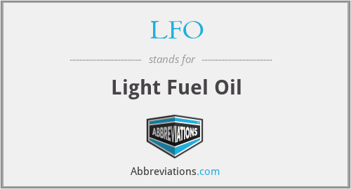LFO - Light Fuel Oil