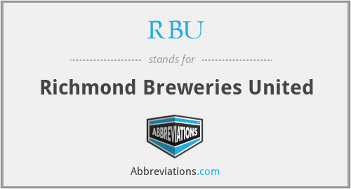 RBU - Richmond Breweries United