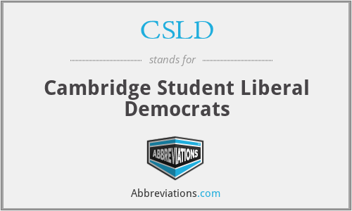 CSLD - Cambridge Student Liberal Democrats