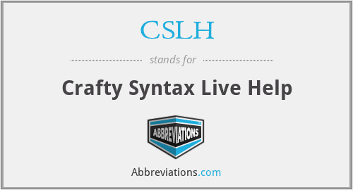 CSLH - Crafty Syntax Live Help