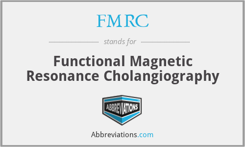 FMRC - Functional Magnetic Resonance Cholangiography