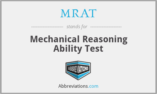 MRAT - Mechanical Reasoning Ability Test