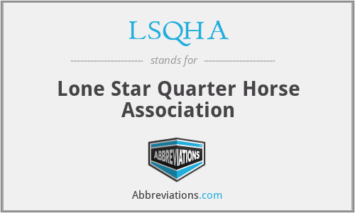 LSQHA - Lone Star Quarter Horse Association