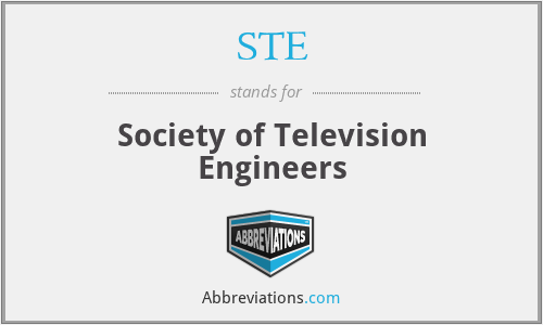 STE - Society of Television Engineers