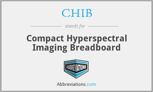 CHIB - Compact Hyperspectral Imaging Breadboard