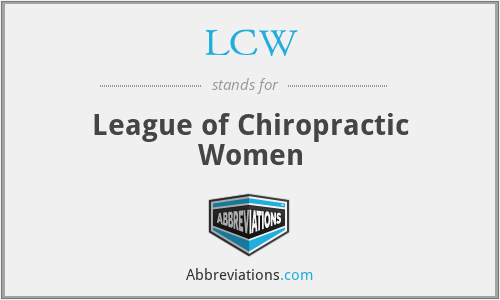 LCW - League of Chiropractic Women