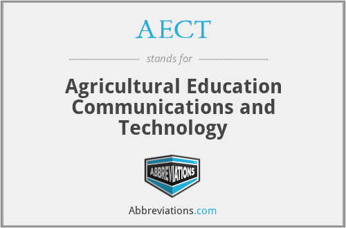 AECT - Agricultural Education Communications and Technology