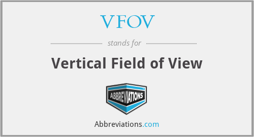 VFOV - Vertical Field of View