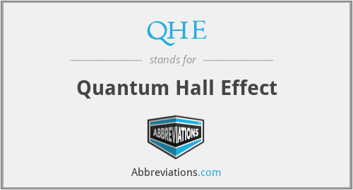 QHE - Quantum Hall Effect