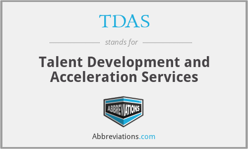 TDAS - Talent Development and Acceleration Services