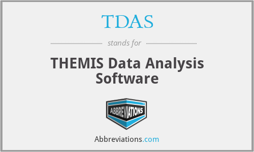 TDAS - THEMIS Data Analysis Software