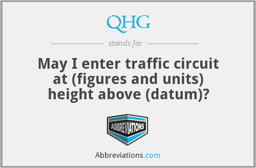 QHG - May I enter traffic circuit at (figures and units) height above (datum)?