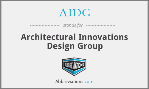 AIDG - Architectural Innovations Design Group