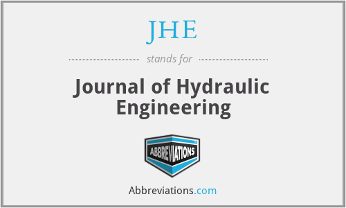 JHE - Journal of Hydraulic Engineering
