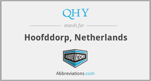 QHY - Hoofddorp, Netherlands