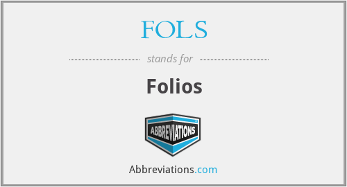 FOLS - Folios
