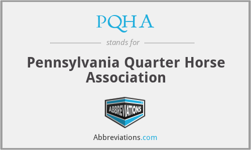 PQHA - Pennsylvania Quarter Horse Association
